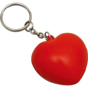 Stress Shape Heart Key Ring