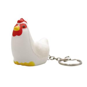 Stress Shape Rooster Keyring