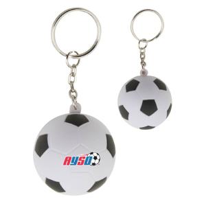 Stress Shape Soccer Ball Key Ring