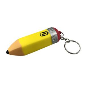 Stress Shape Pencil Key Ring